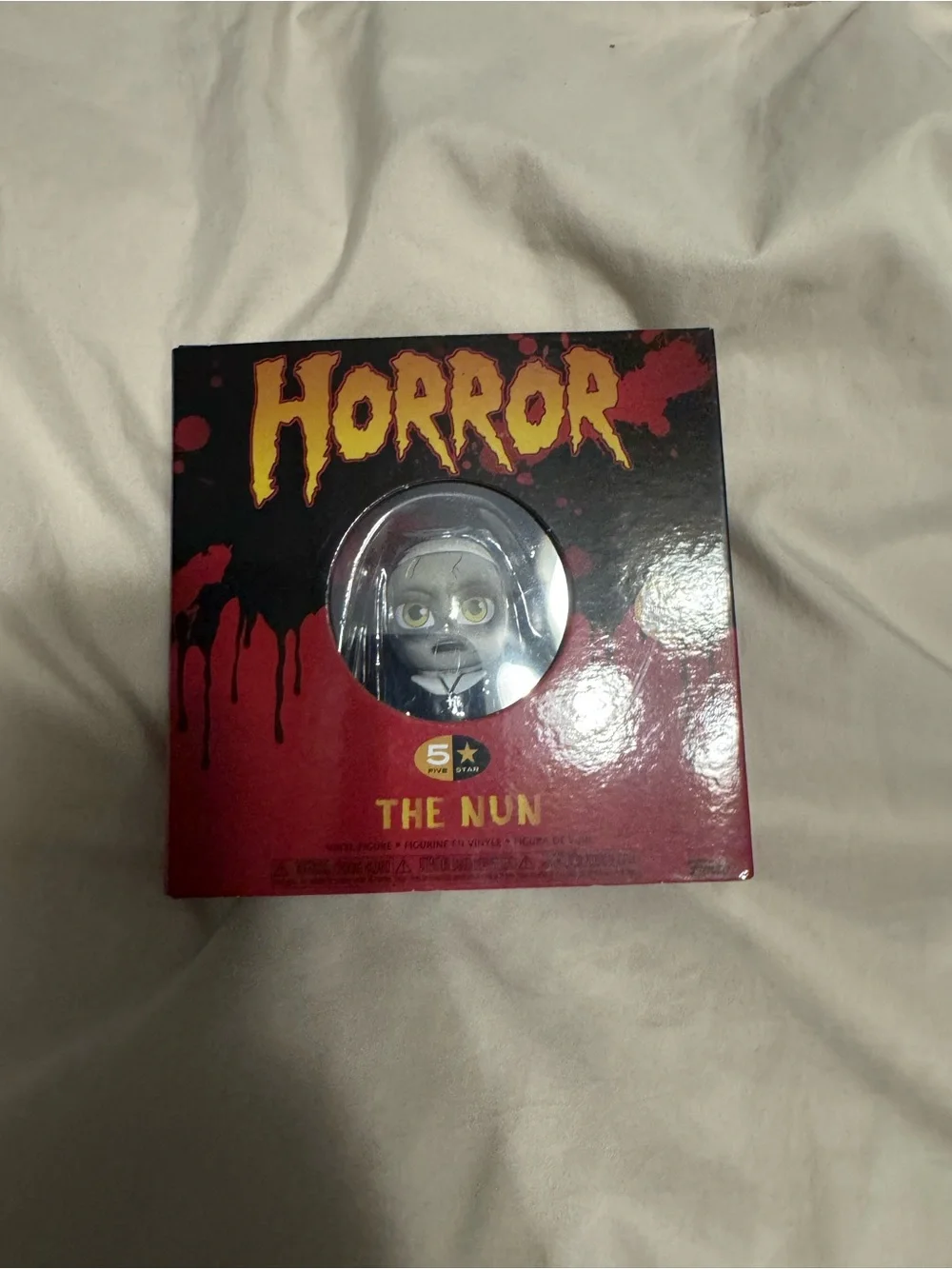 Horror The Nun Decorative Wall Art - Black and Red